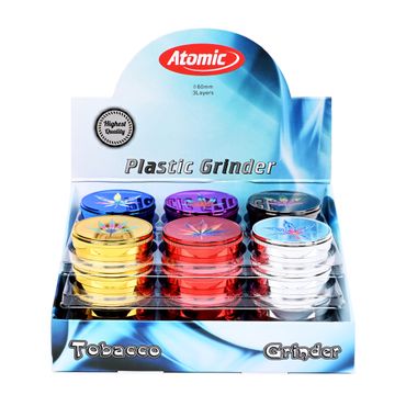 [Paket] 24x Atomic Plastik Grinder 61mm