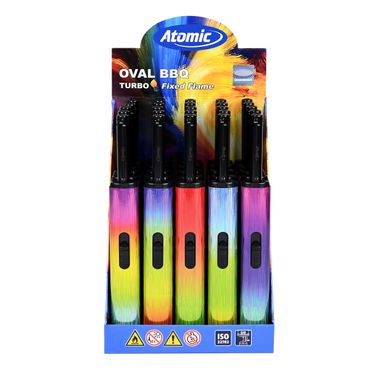 [Paket] 25x Atomic Stabfeuerzeug Oval Luxury