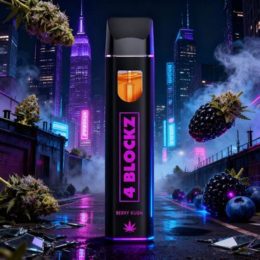 [Paket] 10x 4 Blockz H3BTA - Berry Kush (1ml)