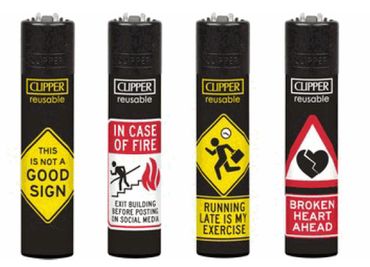 [Paket] 48x Clipper Reibrad Warnungen nachfüllbar