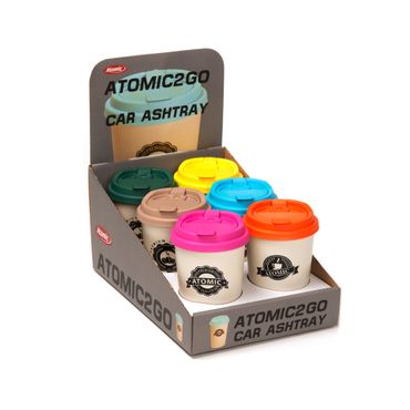 [Paket] 6x Atomic Aschenbecher Atomic To Go