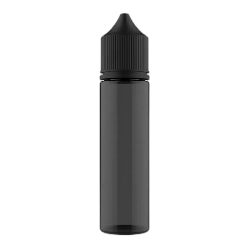 60ML V3 PET Chubby Gorilla Unicorn Bottle mit Kindersicherung tranz schwarz / schwarz  500x