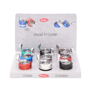 [Paket] 6x Atomic Mill Grinder 40mm 6 Farben