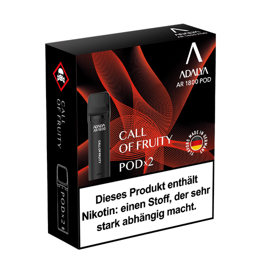 2x Adalya AR1800 - Call of Fruity - 20mg Nikotinsalz 2ml