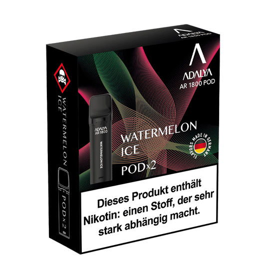 2x Adalya AR1800 - Watermelon Ice - 20mg Nikotinsalz 2ml
