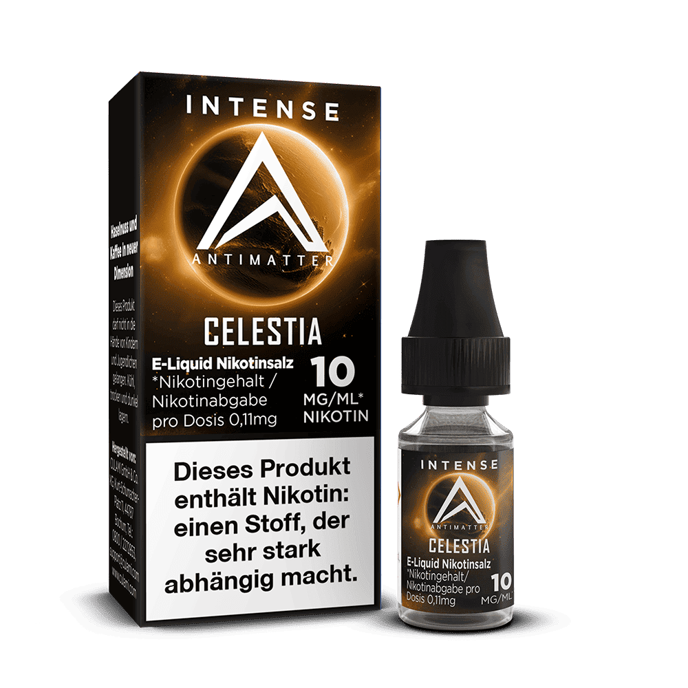 Antimatter Intense Nikotinsalz - Celestia - 10mg 10ml Liquid