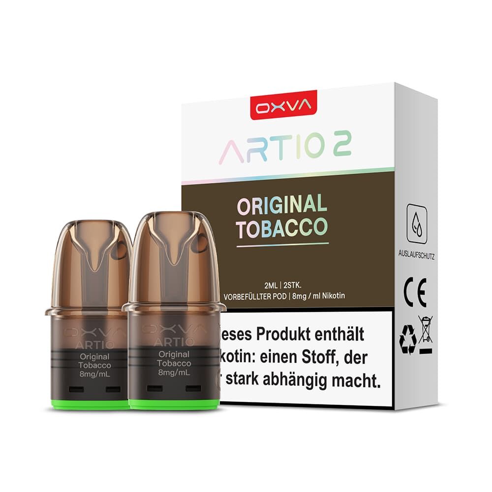 Oxva Artio Einweg Pod Original Tobacco Nikotinsalz
