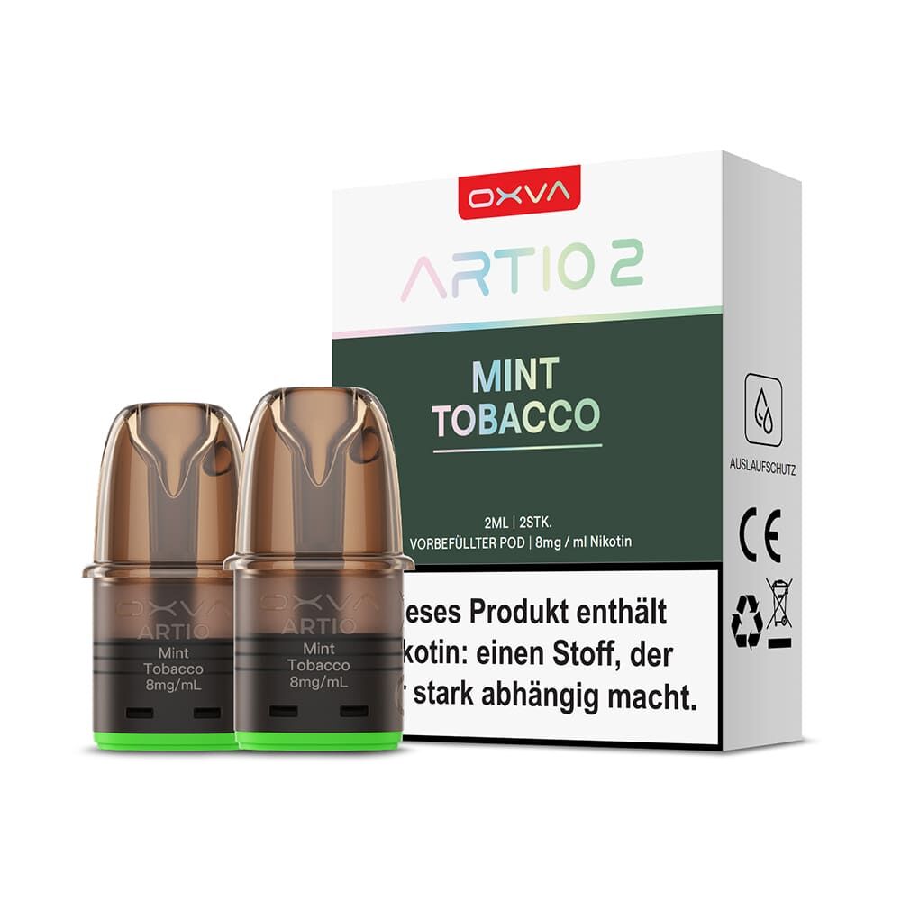 Oxva Artio Einweg Pod Mint Tobacco Nikotinsalz
