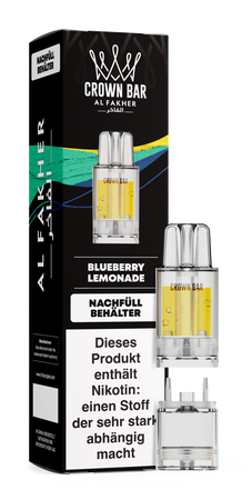[Paket] 5x Al Fakher 12K PRO MAX Pod - Blueberry Lemonade - 20mg Nikotingehalt