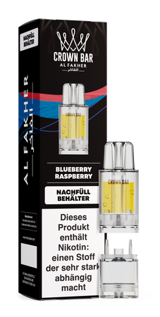 [Paket] 5x Al Fakher 12K PRO MAX Pod - Blueberry Raspberry - 20mg Nikotingehalt