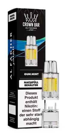 [Paket] 5x Al Fakher 12K PRO MAX Pod - Gum Mint - 20mg Nikotingehalt