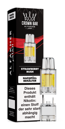[Paket] 5x Al Fakher 12K PRO MAX Pod - Strawberry Rush - 20mg Nikotingehalt