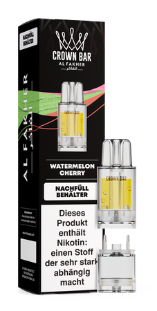 [Paket] 5x Al Fakher 12K PRO MAX Pod - Watermelon Cherry - 20mg Nikotingehalt