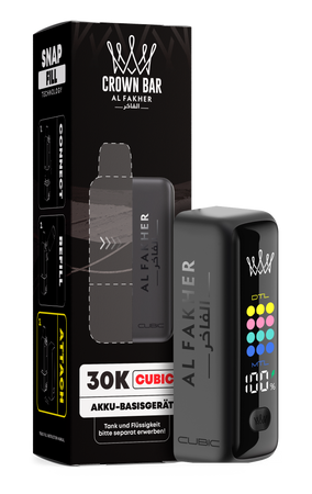 [Paket] 5x Al Fakher Cubic 30K Matt Black Kit
