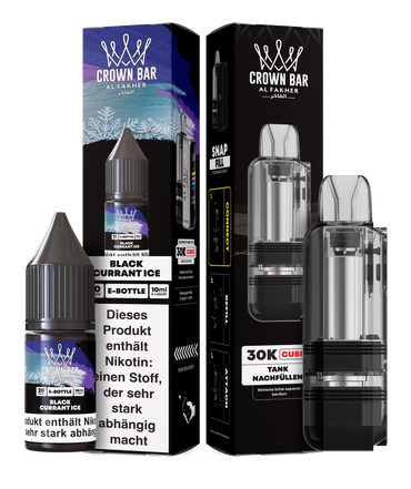 [Paket] 5x Al Fakher Cubic 30K Pod Blackcurrant Ice