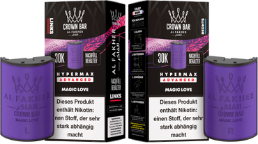 [Paket] 10x Al Fakher Hypermax Advanced 30K Pods - Magic Love - 6mg Nikotingehalt