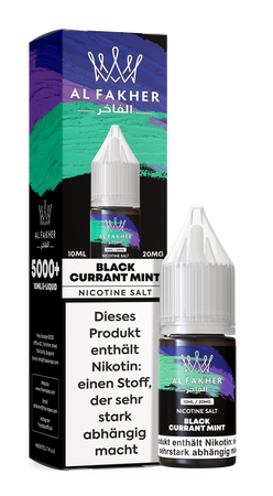 10x Al Fakher Liquid - BLACKCURRANT MINT