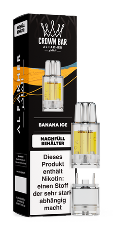 [Paket] 5x Al Fakher 12K PRO MAX Pod - Banana Ice - 20mg Nikotingehalt