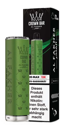 [Paket] 5x Al Fakher Pro Max 12k Akkuträger - Farbe: Green - 900 mAh
