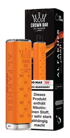 [Paket] 5x Al Fakher Pro Max 12k Akkuträger - Farbe: Orange - 900 mAh