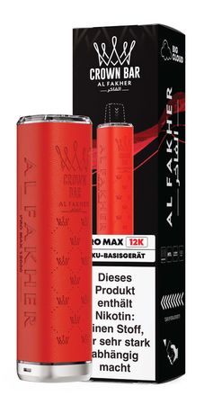 [Paket] 5x Al Fakher Pro Max 12k Akkuträger - Farbe: Red - 900 mAh