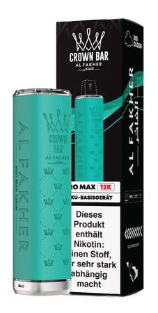 [Paket] 5x Al Fakher Pro Max 12k Akkuträger - Farbe: Teal - 900 mAh