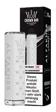 [Paket] 5x Al Fakher Pro Max 12k Akkuträger - Farbe: White - 900 mAh