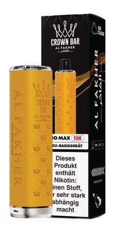 [Paket] 5x Al Fakher Pro Max 12k Akkuträger - Farbe: Yellow - 900 mAh