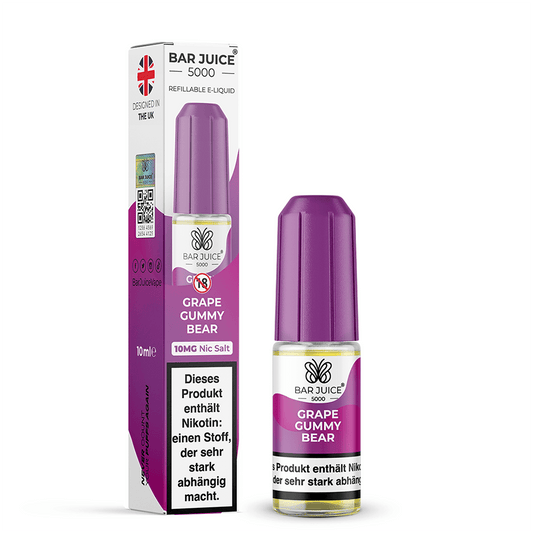 Bar Juice 5000 Nikotinsalz - Grape Gummy Bear - Liquid 10mg 10ml