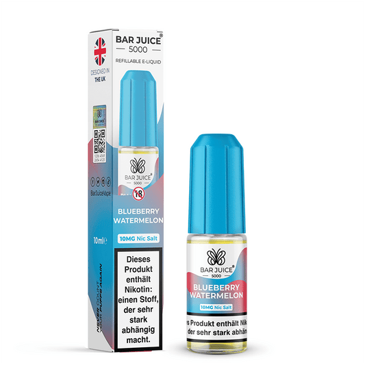 Bar Juice 5000 Nikotinsalz - Blueberry Watermelon - Liquid 10mg 10ml