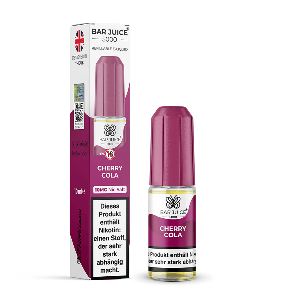 Bar Juice 5000 Nikotinsalz - Cherry Cola - Liquid 10mg 10ml