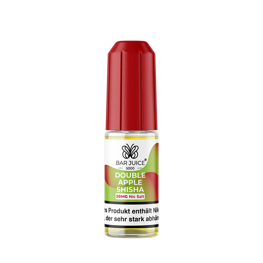 Bar Juice 5000 Nikotinsalz - Double Apple Shisha - Liquid 20mg 10ml