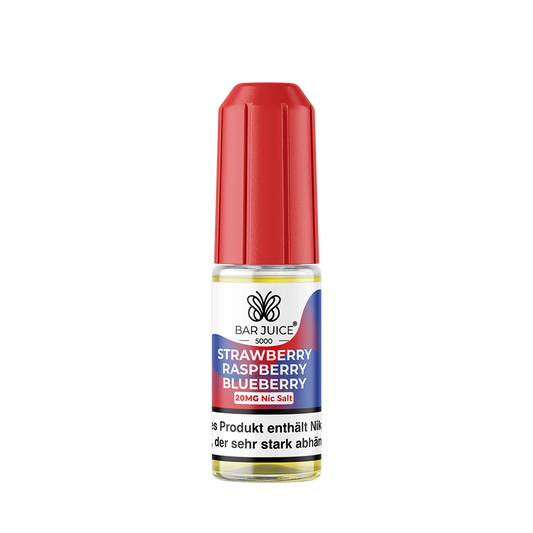Bar Juice 5000 Nikotinsalz - Strawberry Raspberry Blueberry - Liquid 20mg 10ml