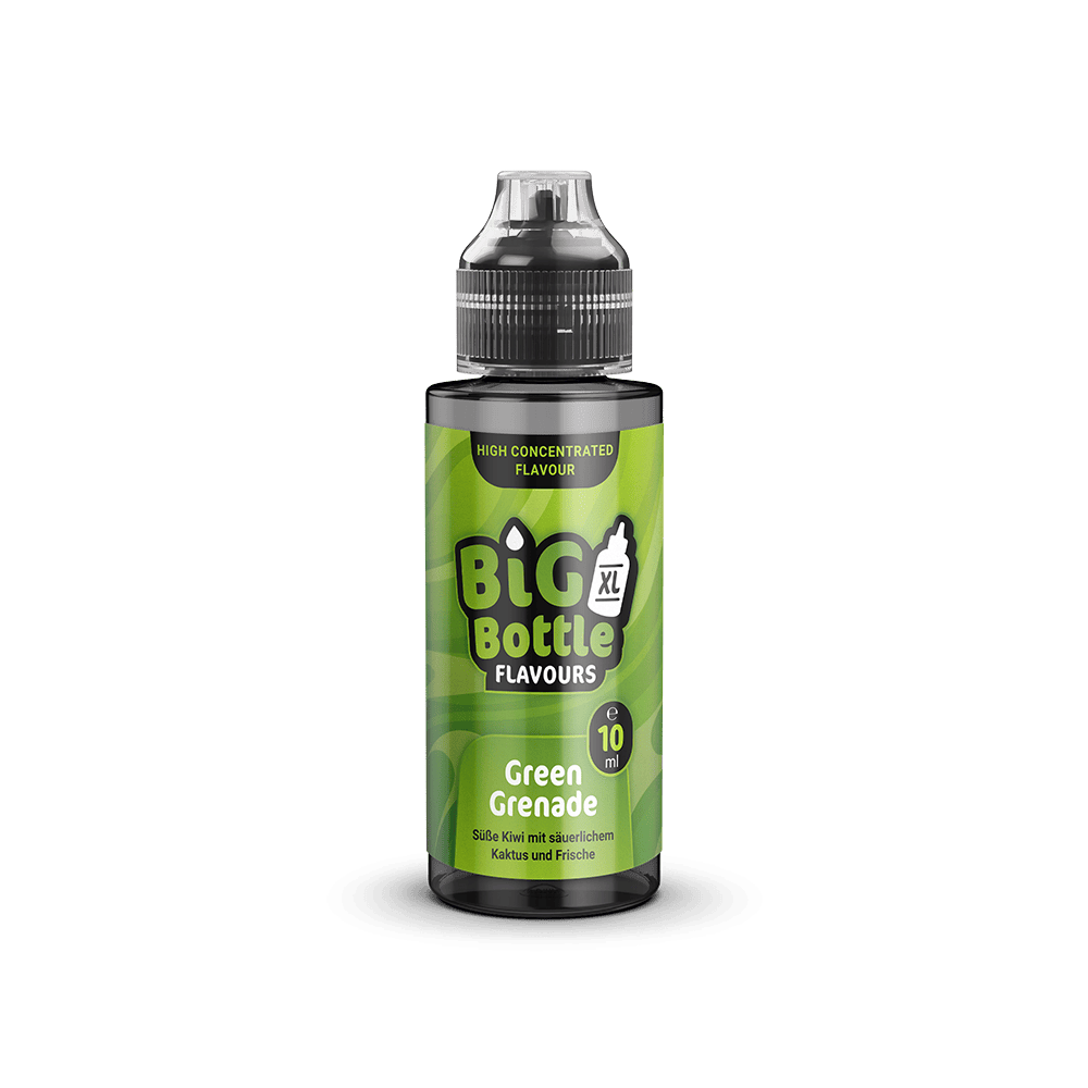 Big Bottle Flavours Longfill - Green Grenade - 10ml Aroma in 120ml Flasche