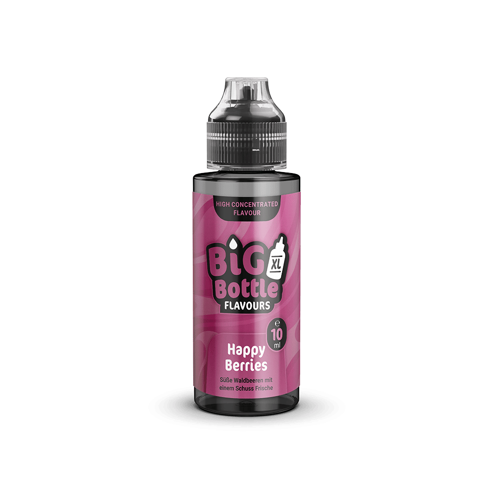 Big Bottle Flavours Longfill - Happy Berries - 10ml Aroma in 120ml Flasche