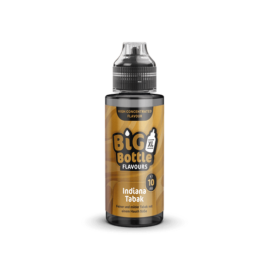 Big Bottle Flavours Longfill - Indiana Tabak - 10ml Aroma in 120ml Flasche