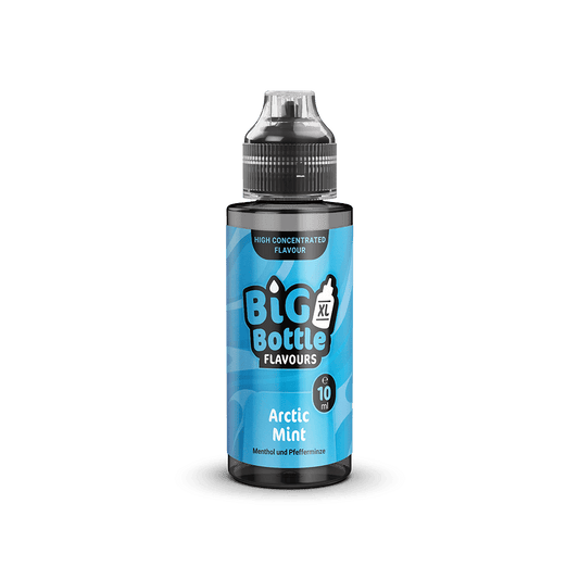 Big Bottle Flavours Longfill - Arctic Mint - 10ml Aroma in 120ml Flasche