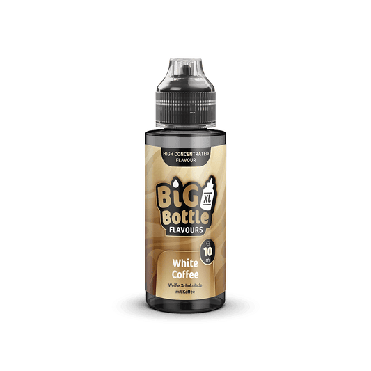 Big Bottle Flavours Longfill - White Coffee - 10ml Aroma in 120ml Flasche