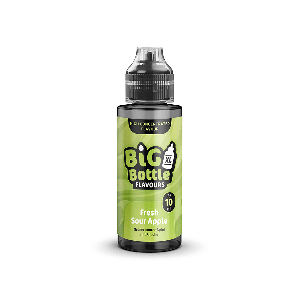 Big Bottle Flavours Longfill - Fresh Sour Apple - 10ml Aroma in 120ml Flasche