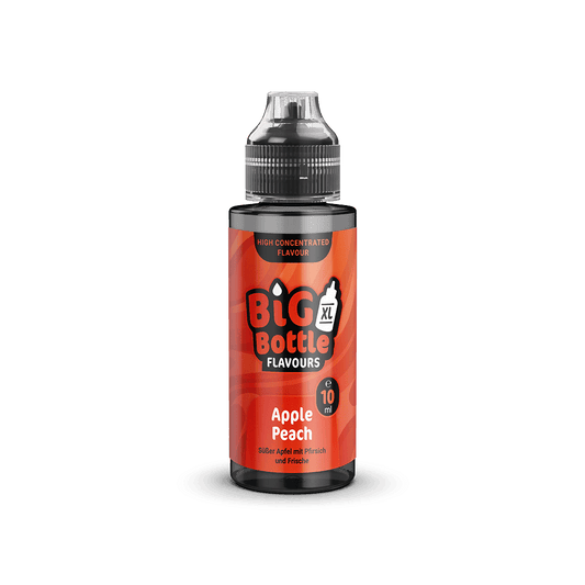 Big Bottle Flavours Longfill - Apple Peach - 10ml Aroma in 120ml Flasche