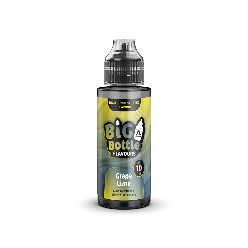 Big Bottle Flavours Longfill - Grape Lime - 10ml Aroma in 120ml Flasche