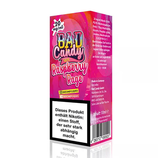 Bad Candy Nikotinsalz Raspberry Rage Liquid