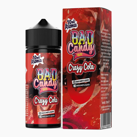 Bad Candy Longfill - Crazy Cola - 10ml Aroma in 120ml Flasche