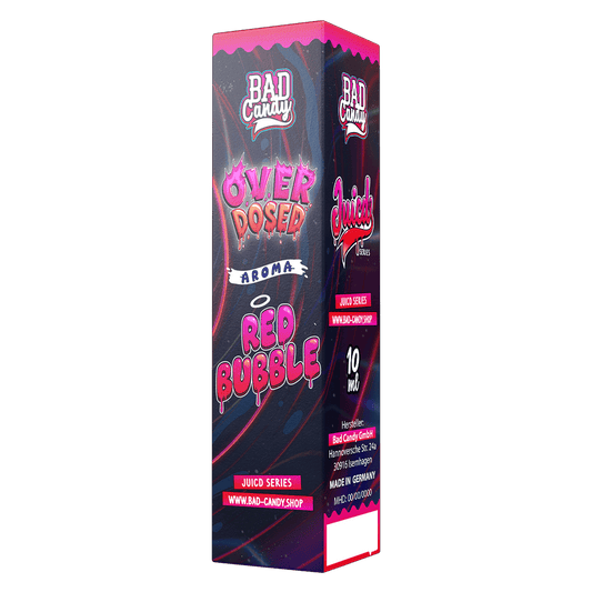 Bad Candy Longfill - Red Bubble - Overdosed 10ml Aroma in 60 ml Flasche