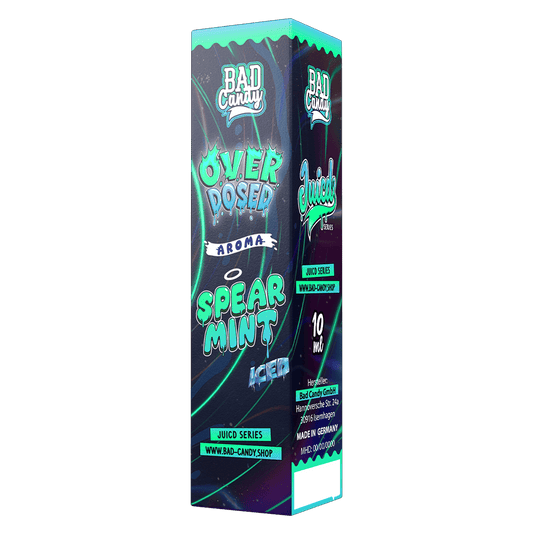 Bad Candy Longfill - Spearmint Iced - Overdosed 10ml Aroma in 60 ml Flasche