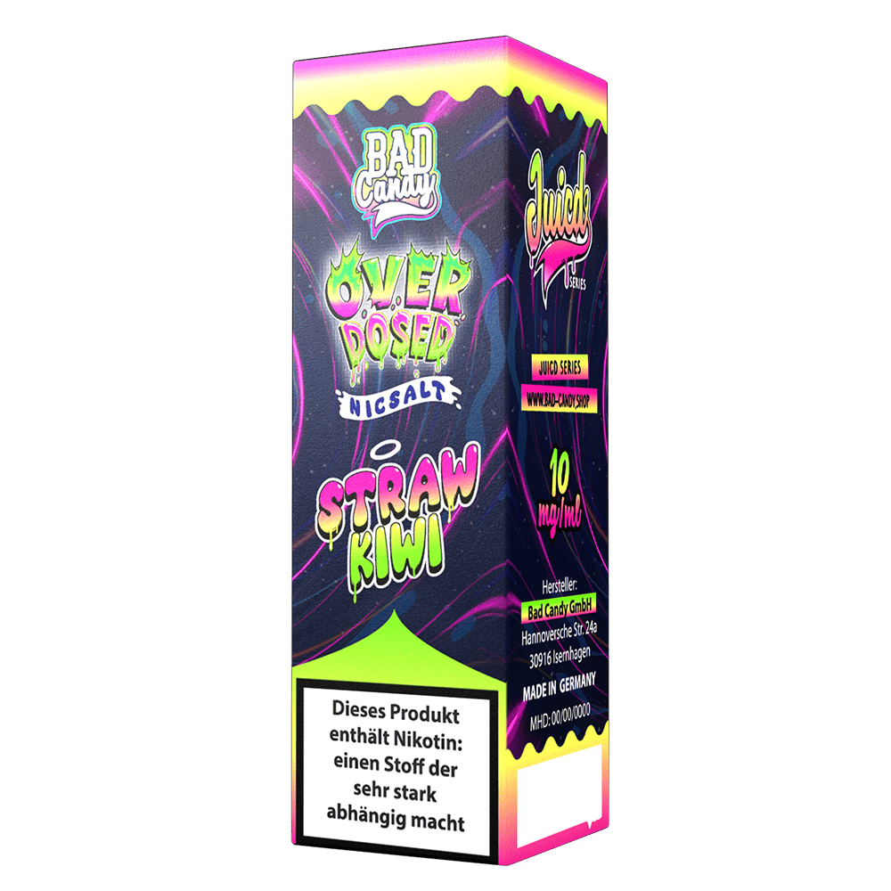 Bad Candy Nikotinsalz Straw Kiwi Overdosed Liquid
