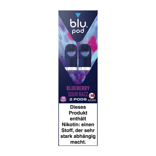 blu Pod BLUEBERRY SOUR RAZZ 18mg/ml