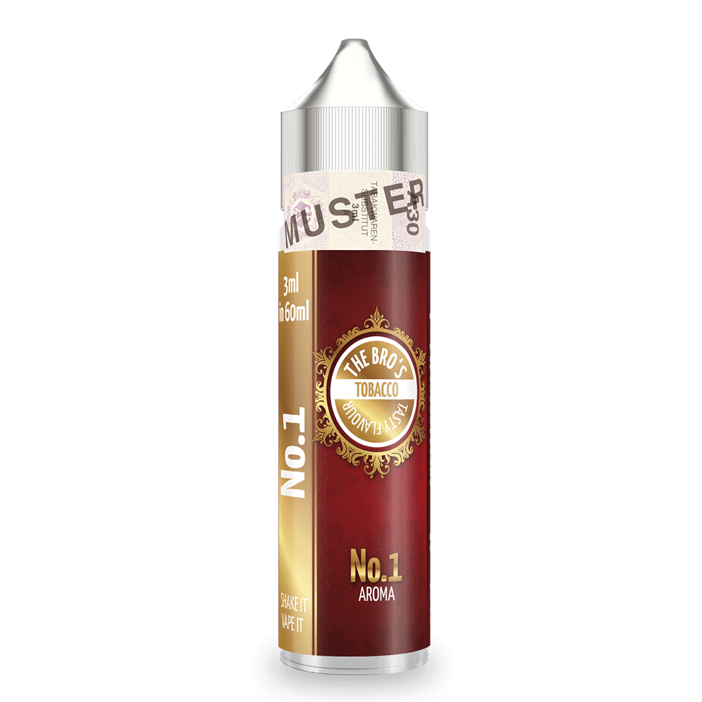 The Bros Longfill - Tobacco No.1 - 3ml Aroma in 60ml Flasche