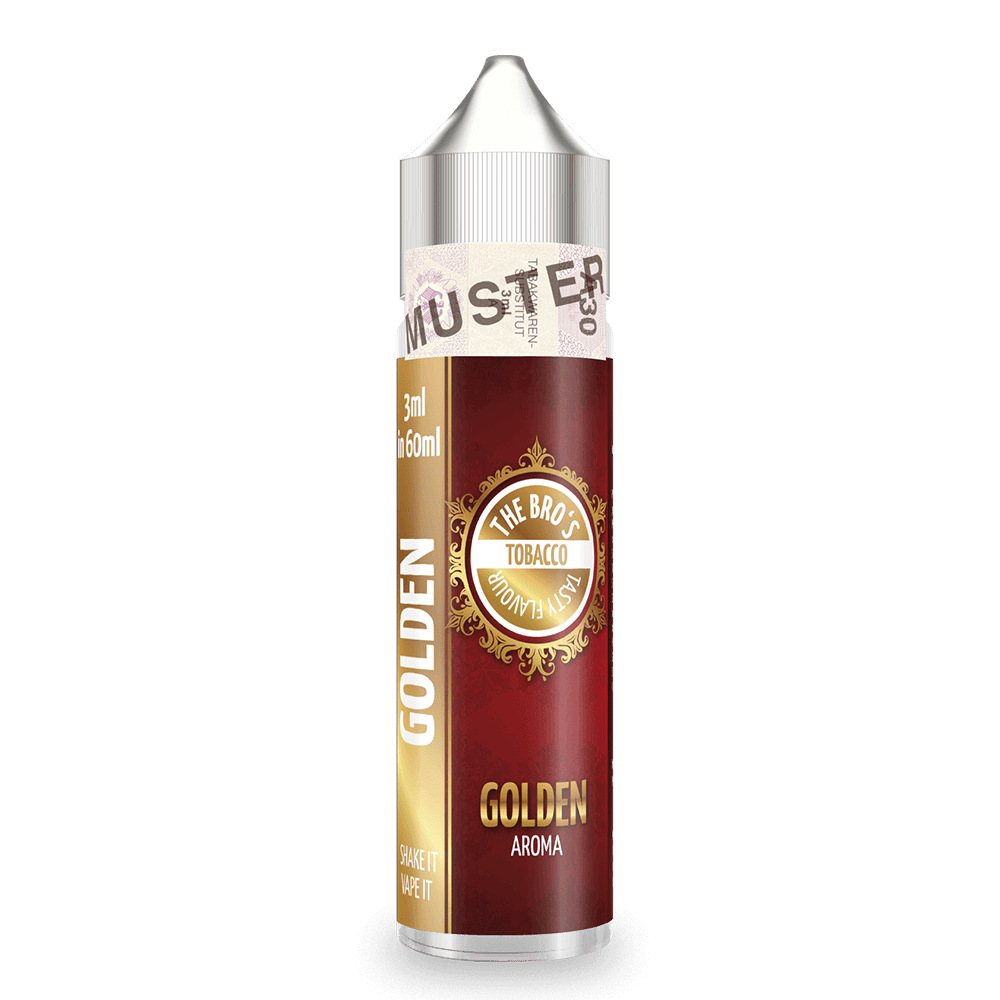 The Bros Longfill - Tobacco Golden - 3ml Aroma in 60ml Flasche