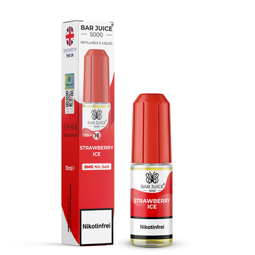 10x Bar Juice 5000 10ml Nikotinsalzliquid Strawberry Ice